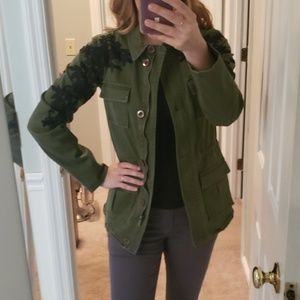 Kersh military style utility jacket